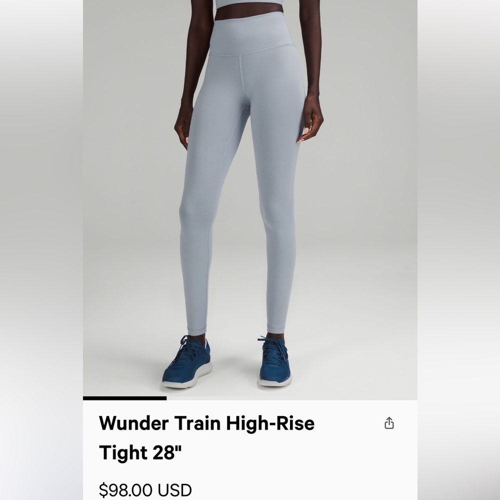 BNWT lululemon Wundertrain 8